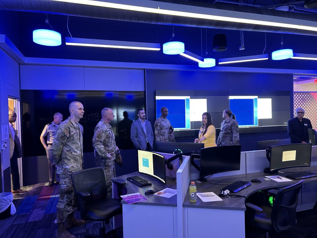 CyTX Hosts 67 CW Commander and Command Chief at iCSI